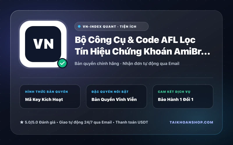 Bộ Công Cụ & Code AFL Lọc Tín Hiệu Chứng Khoán AmiBroker