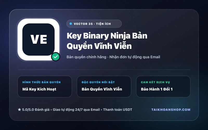 Key Binary Ninja Bản Quyền Vĩnh Viễn