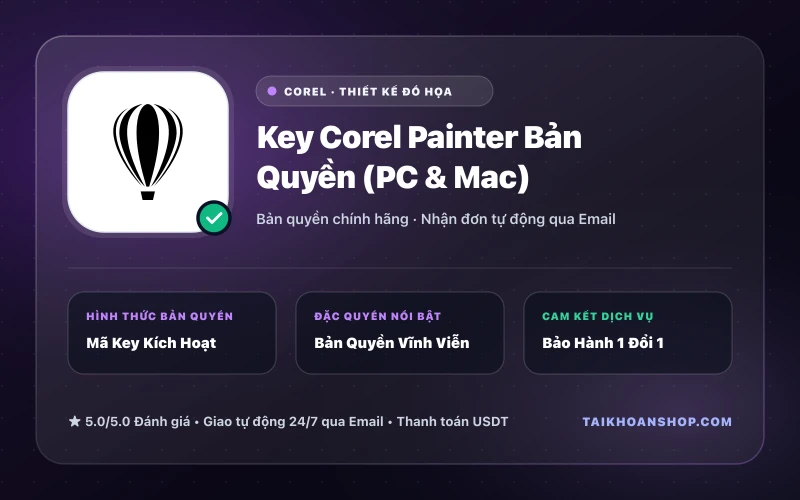 Key Corel Painter Bản Quyền (PC & Mac)