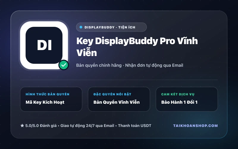 Key DisplayBuddy Pro Vĩnh Viễn