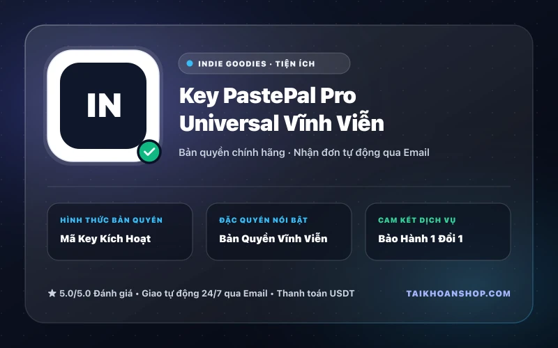 Key PastePal Pro Universal Vĩnh Viễn