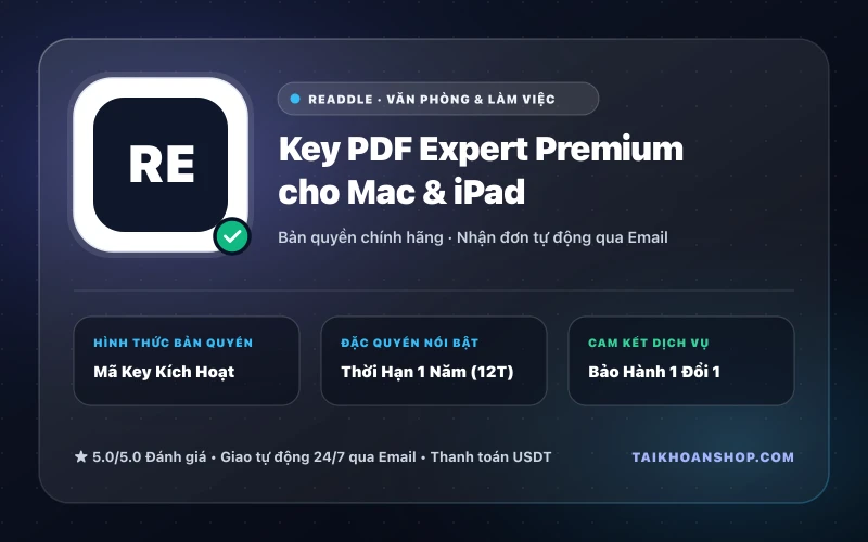 Key PDF Expert Premium cho Mac & iPad
