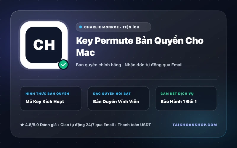 Key Permute Bản Quyền Cho Mac