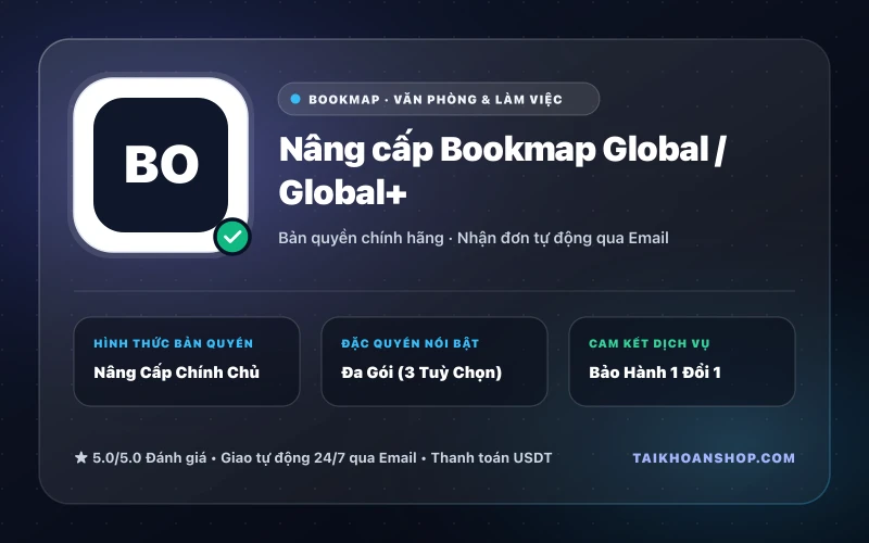 Nâng cấp Bookmap Global / Global+
