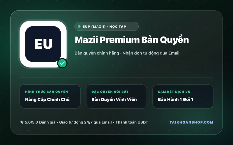 Mazii Premium Bản Quyền