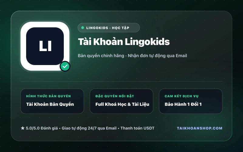 Tài Khoản Lingokids