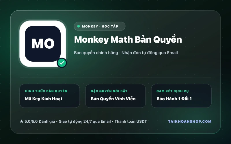 Monkey Math Bản Quyền