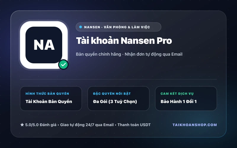 Tài khoản Nansen Pro