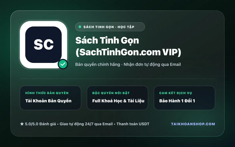 Sách Tinh Gọn (SachTinhGon.com VIP)