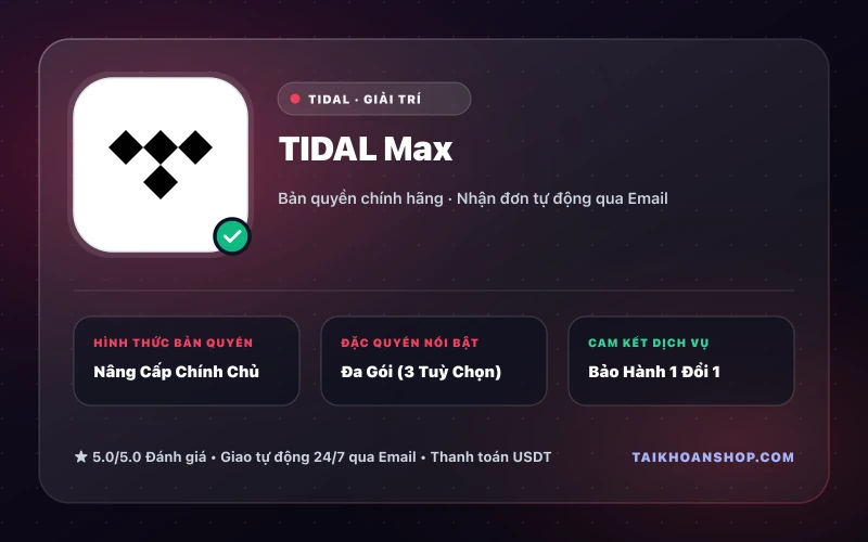 TIDAL Max