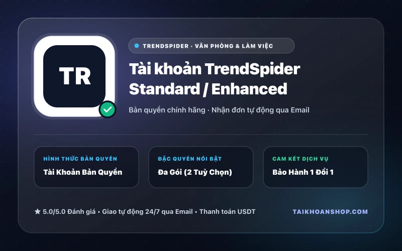 Tài khoản TrendSpider Standard / Enhanced