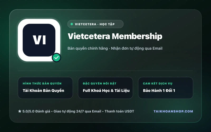 Vietcetera Membership
