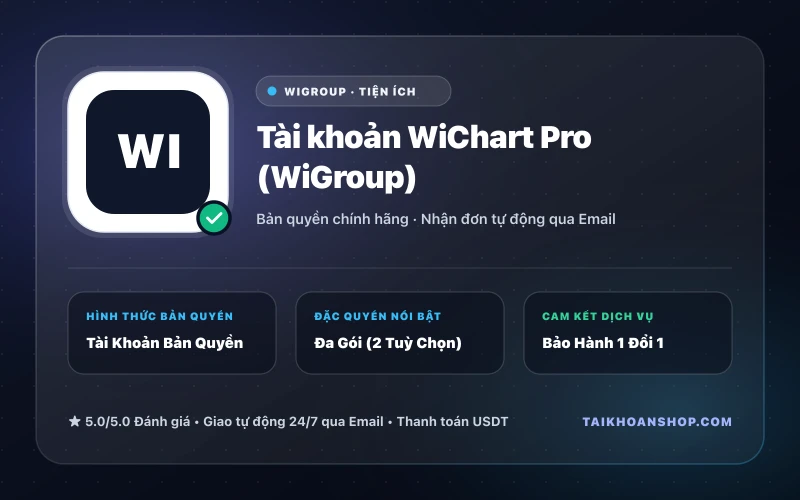 Tài khoản WiChart Pro (WiGroup)